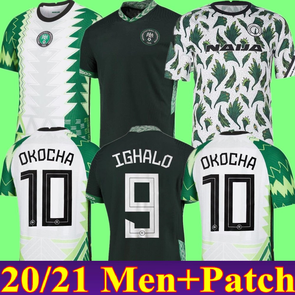 New 2020 Nİgeria Soccer jersey 20 21 maillot de foot Okechukwu IGHALO OKOCHA AHMED MUSA Ndidi MIKEL IHEANACHO men kit Football shirts