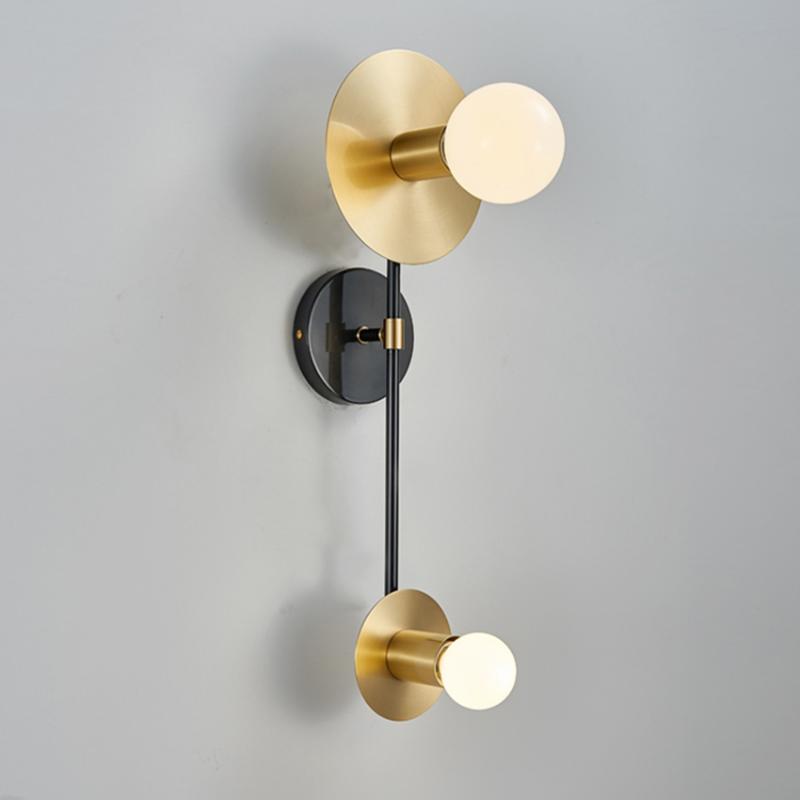 Postmodern wrought iron Wall Lights Gold 2 heads Living dining room Bedroom bedside Wall Sconce aisle stair hallway decor lamp
Postmodern wrought iron Wall Lights Gold 2 heads Living dining room Bedroom bedside Wall Sconce aisle stair hallway decor lamp