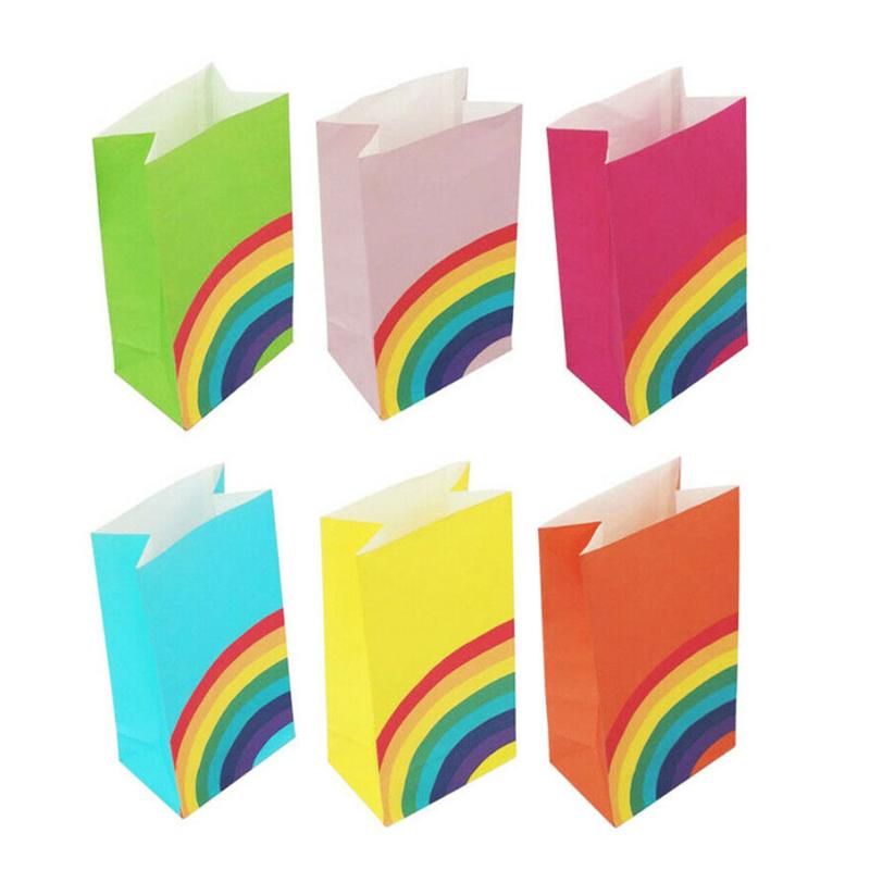 12pcs Rainbow Gift Paper Bag For Cookie Candy Packaging Shopping Bags Baby Shower Wedding Birthday Party Supplies Decor
12pcs Rainbow Gift Paper Bag For Cookie Candy Packaging Shopping Bags Baby Shower Wedding Birthday Party Supplies Decor