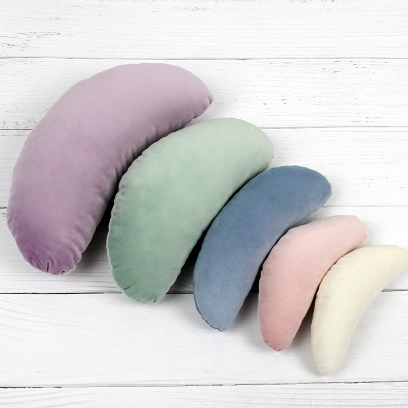 Newborn Posing Beans Bag Baby Photography Prop Pillow /set Moon Baby Pillow Newborn Positioner Newborn props Poser Pillow LJ201014