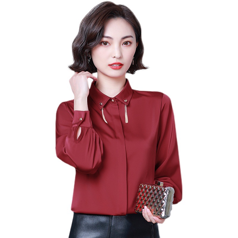 Simple basic round neck long sleeve T-shirt for women Korean version design feeling irregular fold wear loose bottom shirt 5356, White
Simple basic round neck long sleeve T-shirt for women Korean version design feeling irregular fold wear loose bottom shirt 5356, White