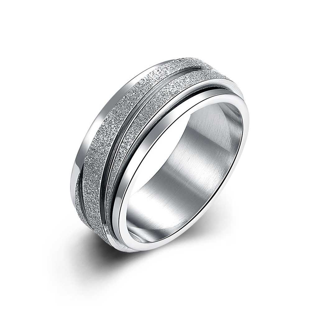 Stainless steel ring unisex European and American fashion trend couple ring rotatable gear titanium steel jewelry wholesale
Stainless steel ring unisex European and American fashion trend couple ring rotatable gear titanium steel jewelry wholesale