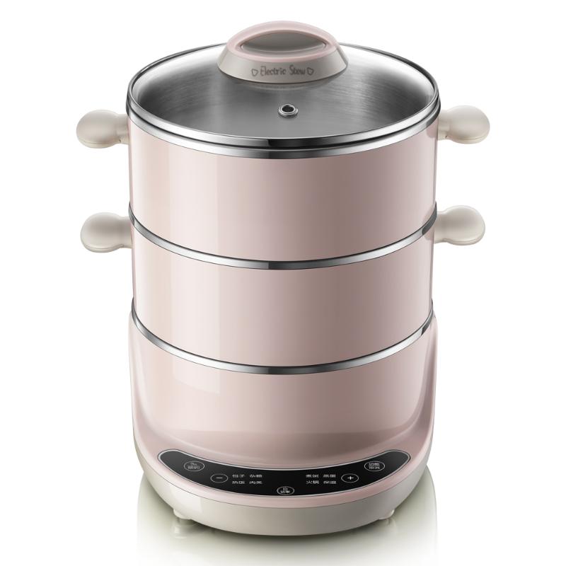 220V 3 Layers Household Electric Cooking Machine Pink Color Portable Electric Steamer Stainless Steel Inner Auto-Off Big Capacit
220V 3 Layers Household Electric Cooking Machine Pink Color Portable Electric Steamer Stainless Steel Inner Auto-Off Big Capacit