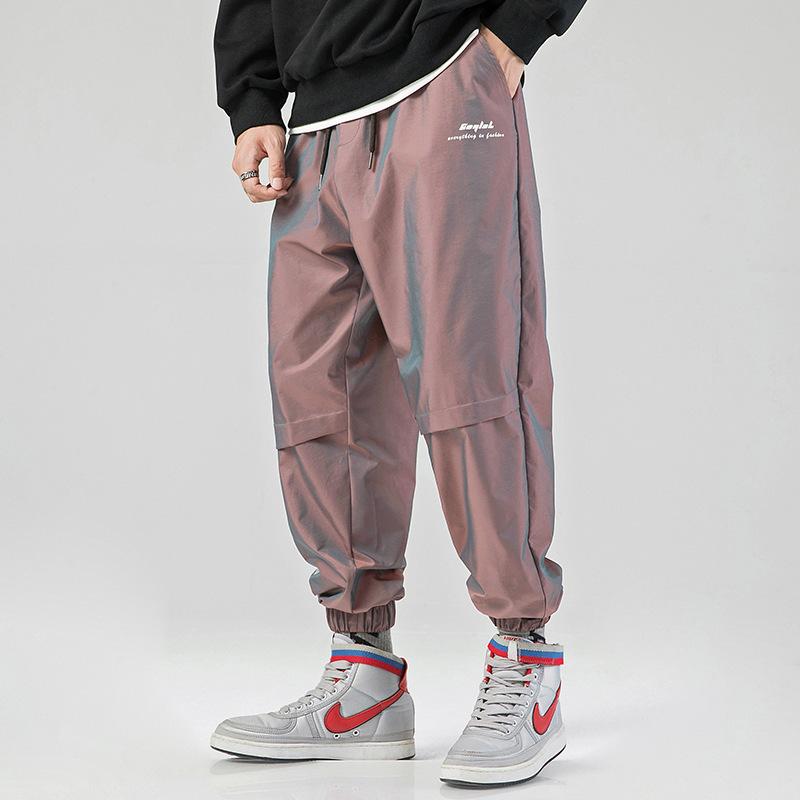 Hip Hop Reflective Men Harem Pants 2021 Streetwear Men's Joggers Pants Gradient Man Trousers -XXL, Image
Hip Hop Reflective Men Harem Pants 2021 Streetwear Men's Joggers Pants Gradient Man Trousers -XXL, Image