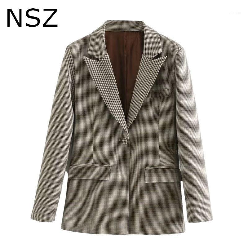 NSZ Women Houndstooth Office Blazer Long Sleeve Elegant Chic Plaid Suit Coat Work Business Formal Jacket Outerwear1, 20-1
NSZ Women Houndstooth Office Blazer Long Sleeve Elegant Chic Plaid Suit Coat Work Business Formal Jacket Outerwear1, 20-1