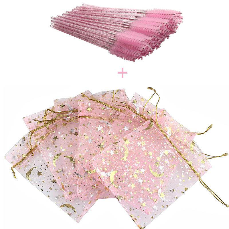 Eyelashes Package Butterfly Star Shaped Drawstring Organza Pouches Creative Eyelash Packaging With Mascara Wands Makeup Brush
Eyelashes Package Butterfly Star Shaped Drawstring Organza Pouches Creative Eyelash Packaging With Mascara Wands Makeup Brush