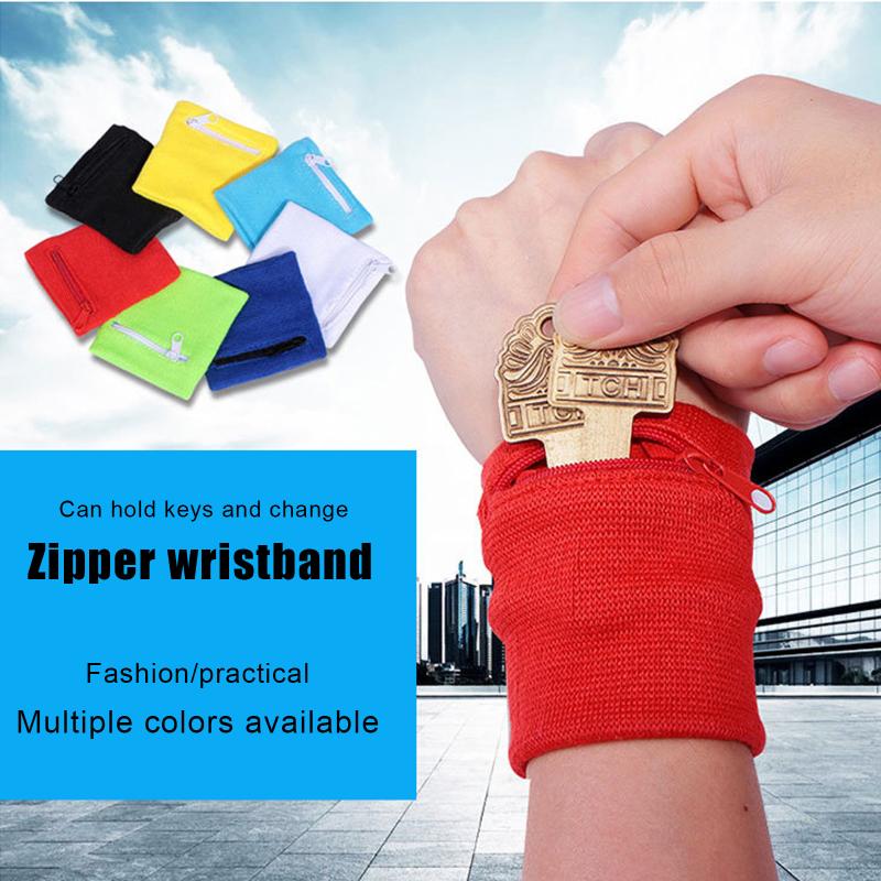 Travel Sweatband Running Wrist Wallet Key Sport Wristband with Zipper Pocket YS-BUY, White
Travel Sweatband Running Wrist Wallet Key Sport Wristband with Zipper Pocket YS-BUY, White