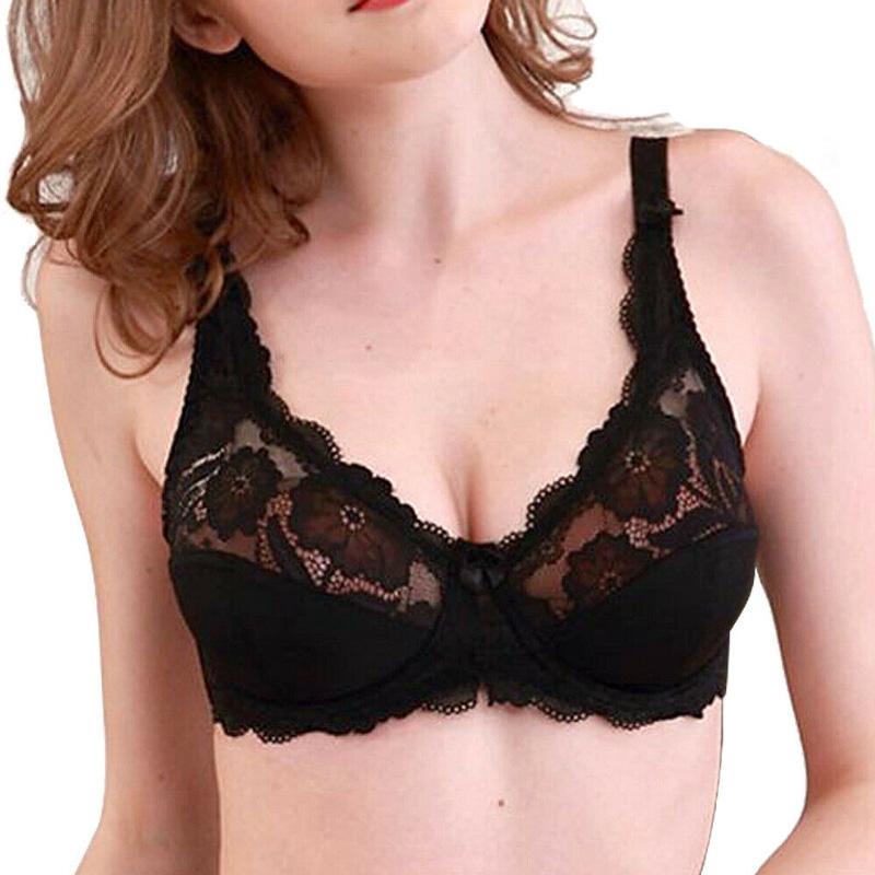 Bras for Women Plus Size Lace Sexy Bralette Mesh Transparent Thin Push Up Bra Floral Underwear Unlined 36 38 40 42 44 46 C D E, Beige
Bras for Women Plus Size Lace Sexy Bralette Mesh Transparent Thin Push Up Bra Floral Underwear Unlined 36 38 40 42 44 46 C D E, Beige
