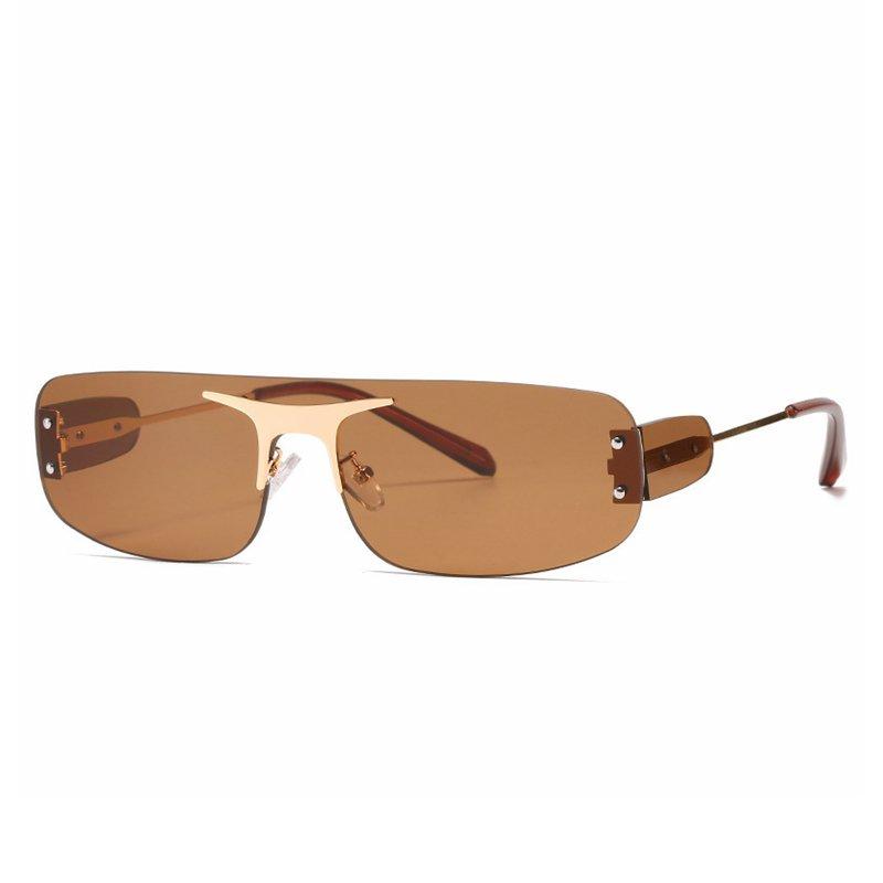 Sunglasses Vintage Rimless Sunglass Unisex Fashion Solid Color PC Lens Metal Frame All-Match Outdoor Simple Style Accessories
Sunglasses Vintage Rimless Sunglass Unisex Fashion Solid Color PC Lens Metal Frame All-Match Outdoor Simple Style Accessories
