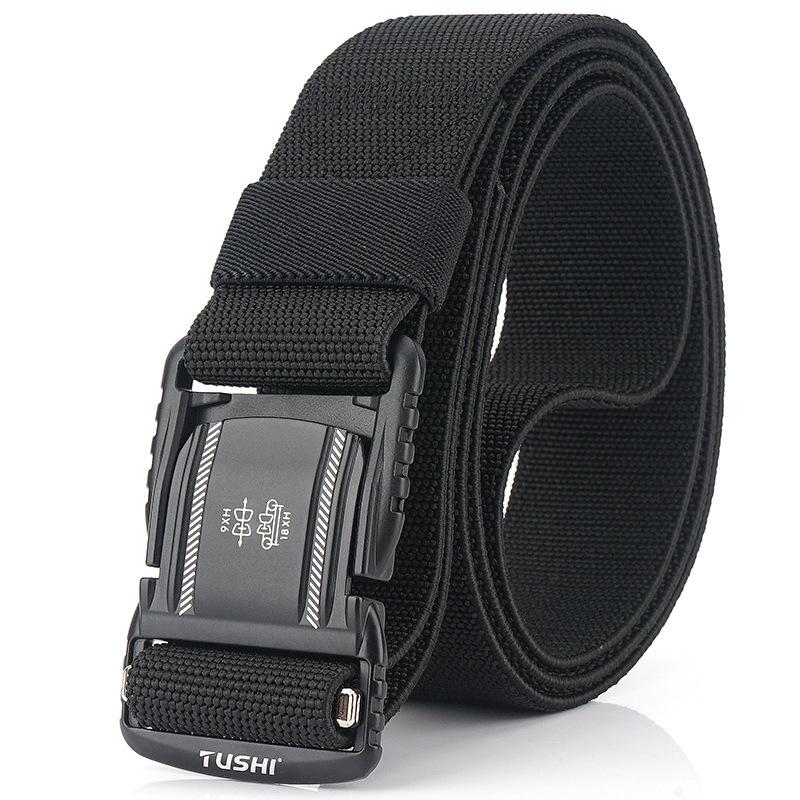 Hard Metal Tactical Belt Canvas Soft Nylon Army Training Belt Elastic Non-Slip Men's Outdoor Hunting, Green buckle
Hard Metal Tactical Belt Canvas Soft Nylon Army Training Belt Elastic Non-Slip Men's Outdoor Hunting, Green buckle