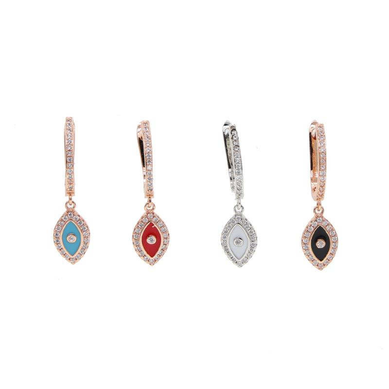 2021 red white blue black cute enamel evil eye earring for young girl fashion charm jewelry lovely eye Paved cz high quality
2021 red white blue black cute enamel evil eye earring for young girl fashion charm jewelry lovely eye Paved cz high quality