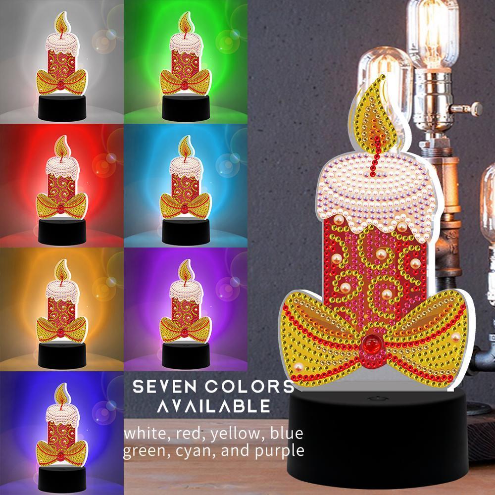 New lamp DIY Diamond Painting Night Light Diamond Embroidery Led Light Pad 7 Colors Available Lamp Christmas Gift 201201