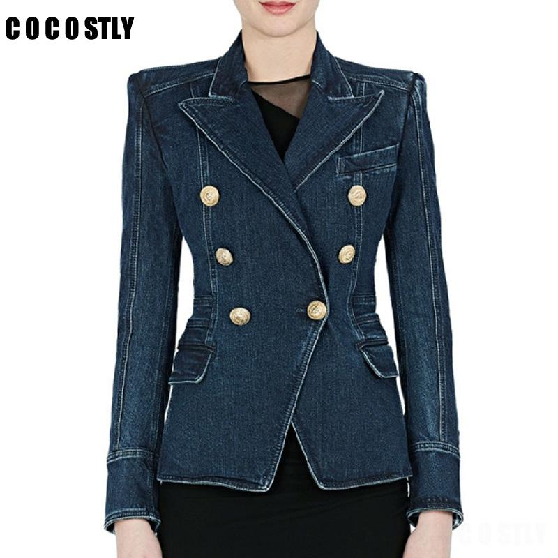 Autumn Denim Jacket Women Blazer Demim Coats Streetwear Lapel Double Breasted 2020 Women' Jackets and Blazers Plus Size, Figure color
Autumn Denim Jacket Women Blazer Demim Coats Streetwear Lapel Double Breasted 2020 Women' Jackets and Blazers Plus Size, Figure color