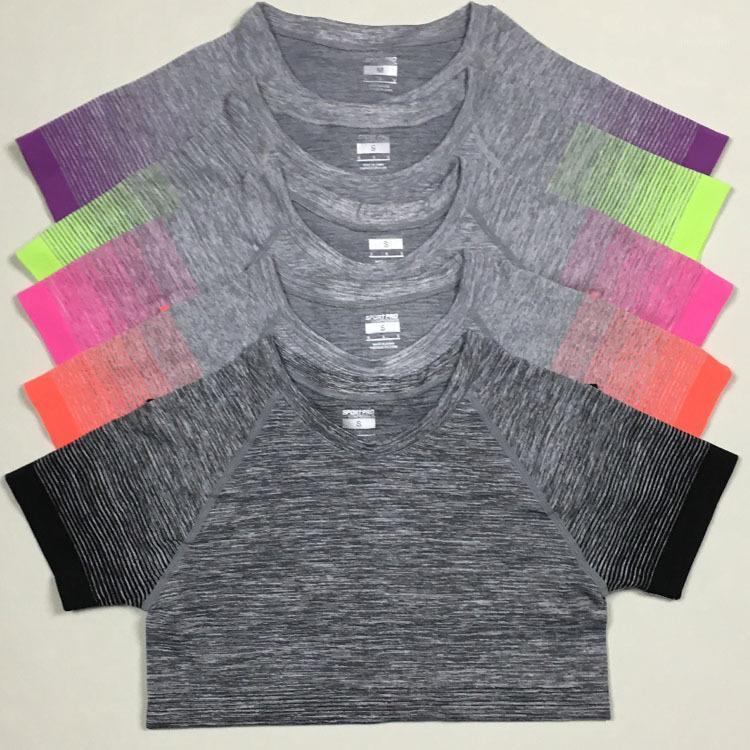 Spring Summer Fitness Yoga Running Gradient Stripe Short Sleeve Women's Outdoor Casual Sports Quick-Dry Elasticity T-shirt Tops1, Gradient purple
Spring Summer Fitness Yoga Running Gradient Stripe Short Sleeve Women's Outdoor Casual Sports Quick-Dry Elasticity T-shirt Tops1, Gradient purple