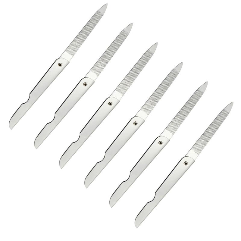6PCS Nail Files Unique Sanding Foldable Stainless Steel Nail Files for Kids Girls Children Adults
6PCS Nail Files Unique Sanding Foldable Stainless Steel Nail Files for Kids Girls Children Adults