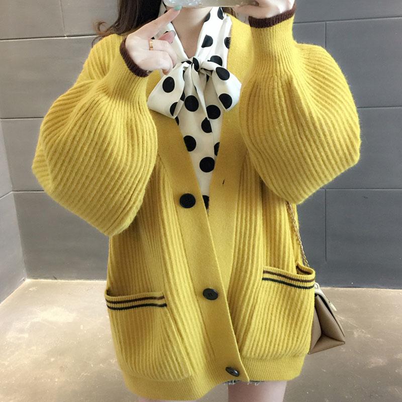 2020 Loose Knitted Striped Cardigans Autumn Long Sleeve Oversized Sweater Tops V-Neck Fashion Knitwear Warm Jumper Plus Size, Blue
2020 Loose Knitted Striped Cardigans Autumn Long Sleeve Oversized Sweater Tops V-Neck Fashion Knitwear Warm Jumper Plus Size, Blue