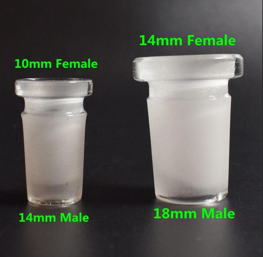 DHL 10mm to 14mm Downsize Reducer Extension Adapter Connector 18.8mm male to 14.5 female glass adapter ground joint glass bongs adapter
DHL 10mm to 14mm Downsize Reducer Extension Adapter Connector 18.8mm male to 14.5 female glass adapter ground joint glass bongs adapter