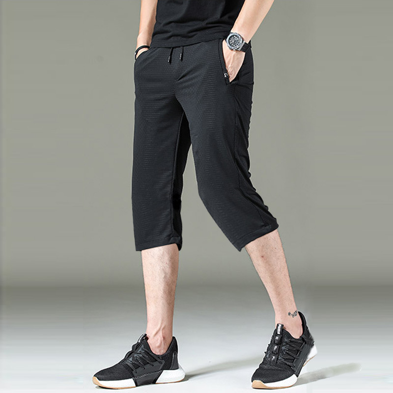 Long Shorts Men Summer High Waist Elastic Breeches Plus Large Size 3/4 Length Bermuda Male Pocket Big Tall Men's Clothing 210518, Black
Long Shorts Men Summer High Waist Elastic Breeches Plus Large Size 3/4 Length Bermuda Male Pocket Big Tall Men's Clothing 210518, Black
