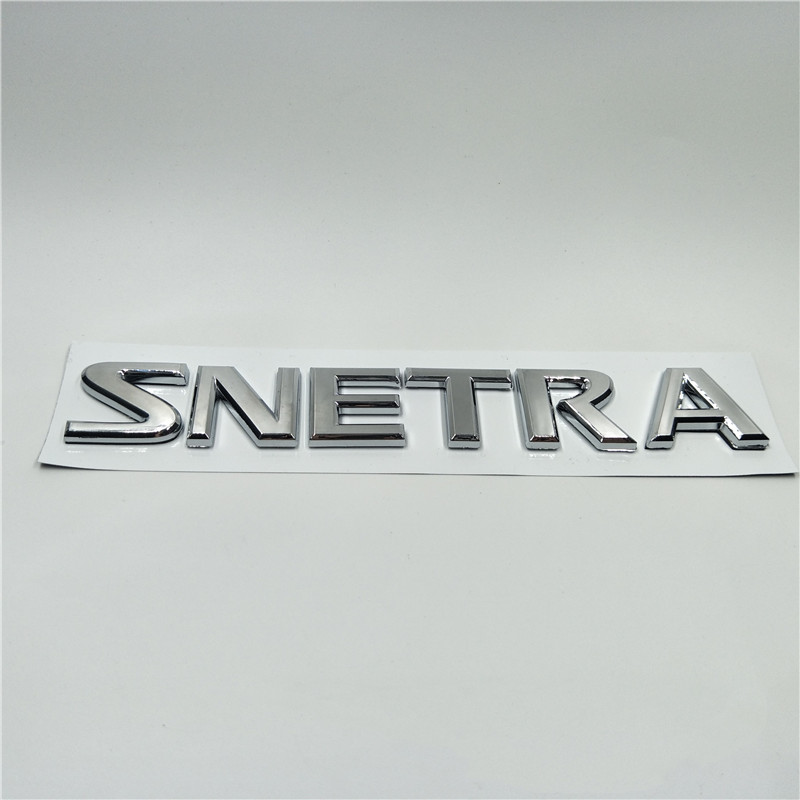 For Nissan Sentra Emblem Rear Back Trunk Badge sign logo symbol letters Decal, Silver
For Nissan Sentra Emblem Rear Back Trunk Badge sign logo symbol letters Decal, Silver