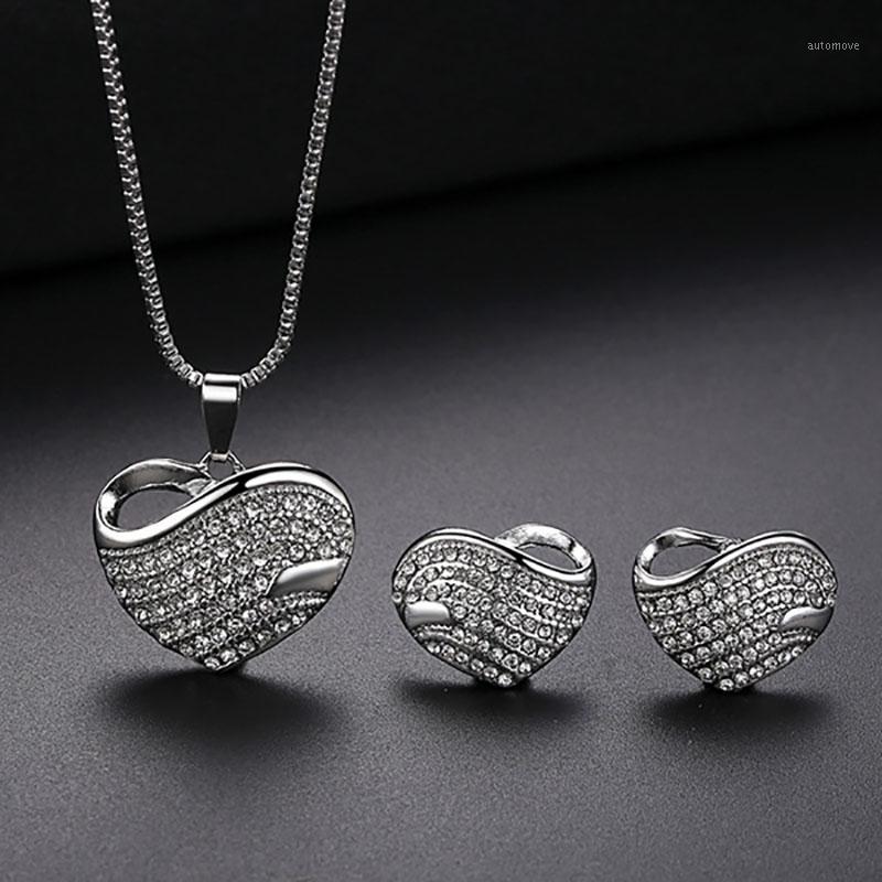 ZHOUYANG Jewelry Sets For Women Trendy Love Heart Necklace Earrings Gold Silver Color Wedding Engagement Fashion Jewelry KAS0911, As pic
ZHOUYANG Jewelry Sets For Women Trendy Love Heart Necklace Earrings Gold Silver Color Wedding Engagement Fashion Jewelry KAS0911, As pic