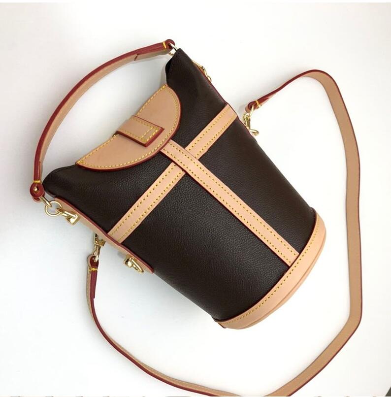 Top Quality Genuine Leather Shoulder Bag For Women Luxury Bucket Bag Designer Fashion Brand Female Handbags Women Bag, Brown
Top Quality Genuine Leather Shoulder Bag For Women Luxury Bucket Bag Designer Fashion Brand Female Handbags Women Bag, Brown