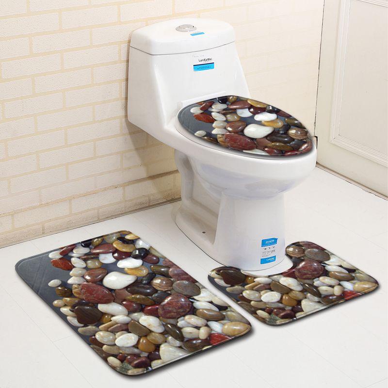 3D Pebble Three-piece Floor Mat Door Mat Bathroom Rug Waterproof Carpets Toilet Seat Cover Anti-slip Floor Bathroom Decor
3D Pebble Three-piece Floor Mat Door Mat Bathroom Rug Waterproof Carpets Toilet Seat Cover Anti-slip Floor Bathroom Decor