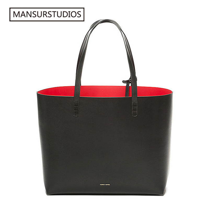MANSURSTUDIOS Women Leather Tote Bag , Mansur Women Real Leather Beach Bag, Gavriel ladies Handbags, free shipping C0121, Black and red s
MANSURSTUDIOS Women Leather Tote Bag , Mansur Women Real Leather Beach Bag, Gavriel ladies Handbags, free shipping C0121, Black and red s