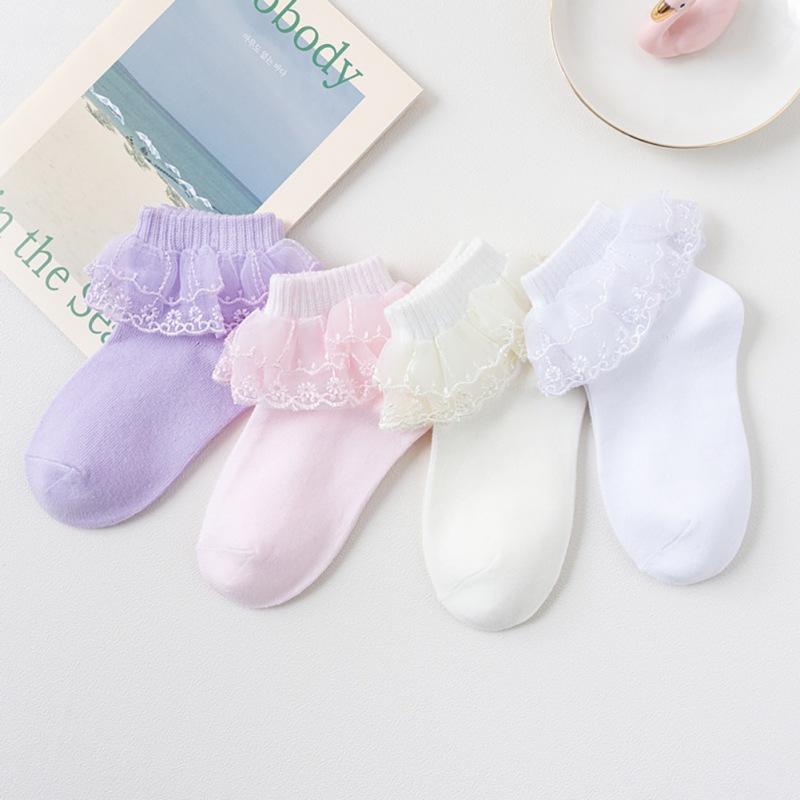 Spring Autumn Kids Baby Girls Socks Cotton Solid Color Short Tube Lace Latin Dancing Princess Children Baby Socks
Spring Autumn Kids Baby Girls Socks Cotton Solid Color Short Tube Lace Latin Dancing Princess Children Baby Socks