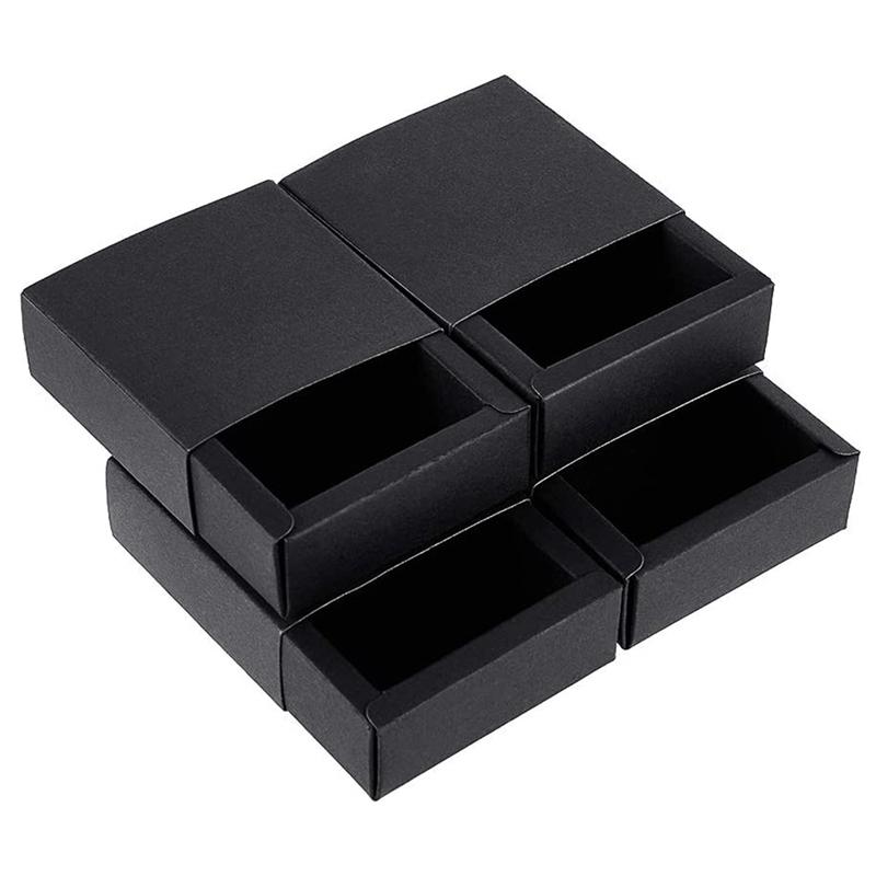 20Pcs Costume Jewelry Kraft Paper Drawer Box Holiday Gift Packaging Box Soap Jewelry Candy Wedding Party Gift Black
20Pcs Costume Jewelry Kraft Paper Drawer Box Holiday Gift Packaging Box Soap Jewelry Candy Wedding Party Gift Black