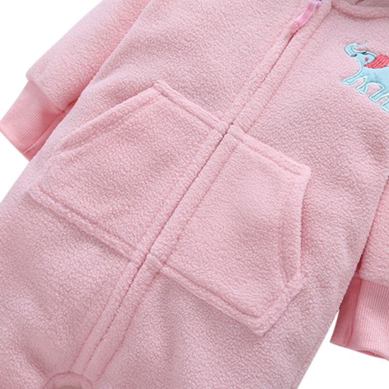 2019 New Baby costume rompers Clothes cold Winter Boy Girl Garment Warm Comfortable Pure Cotton coat jacket kids Y1221
