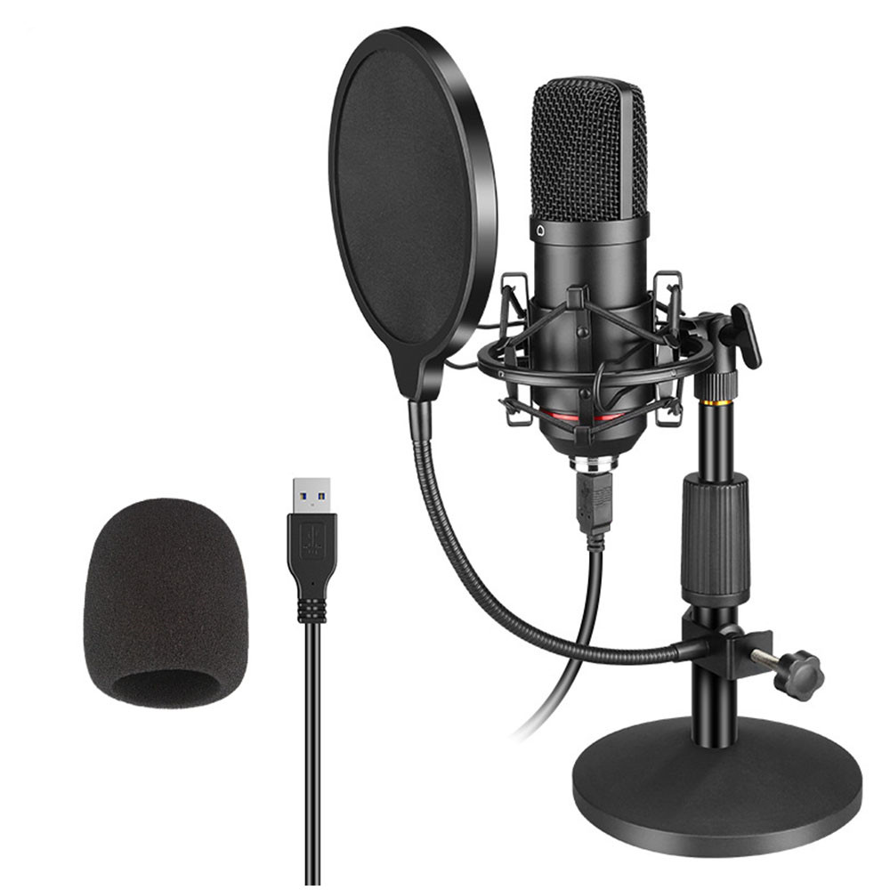 Professional bm800 Microphone Kit USB Condenser Microphone Gaming with Foldable Stand Filter for PC Video Streaming Recording
Professional bm800 Microphone Kit USB Condenser Microphone Gaming with Foldable Stand Filter for PC Video Streaming Recording