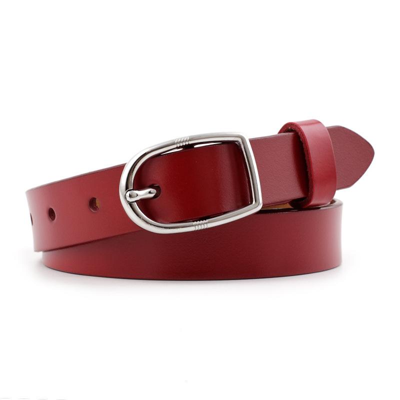 Wild Belt Women's Cowhide Leather Waistband Alloy Silver Elliptical Silver Buckle Belt Ladies Accessories Girdle, Black
Wild Belt Women's Cowhide Leather Waistband Alloy Silver Elliptical Silver Buckle Belt Ladies Accessories Girdle, Black