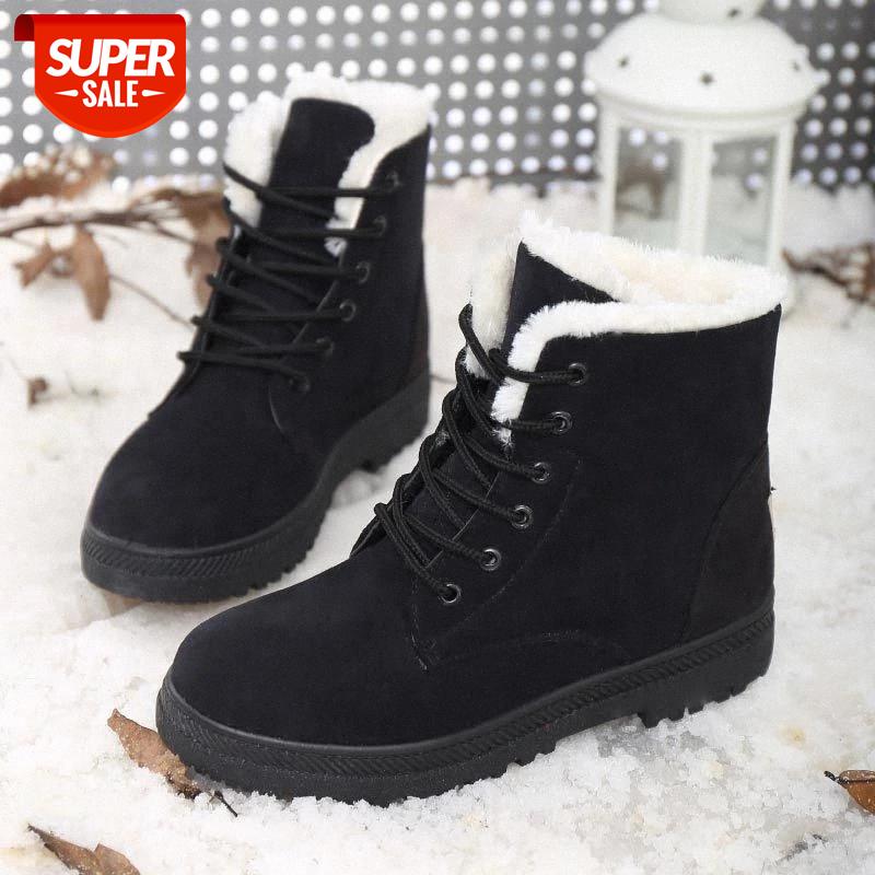 Snow boots women shoes 2020 warm flock round toe winter shoes women boots solid lace-up breathable ankle woman #312a, Black
Snow boots women shoes 2020 warm flock round toe winter shoes women boots solid lace-up breathable ankle woman #312a, Black