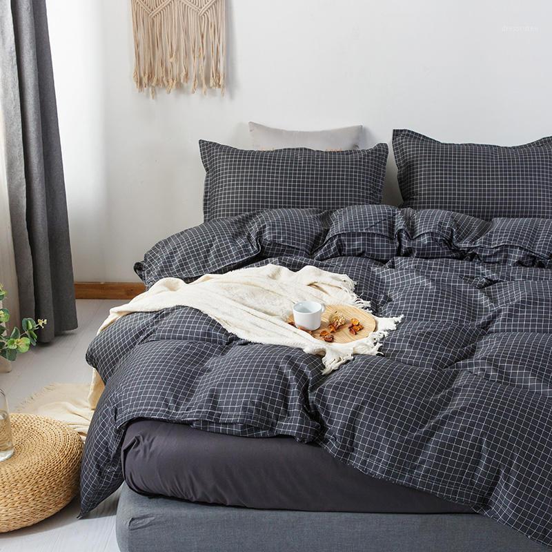 4pcs Plaid Bedding Set Bed Linen Euro Printed Flat Sheet Princess Bedspread Bed Cover Duvet Cover Set King Queen Size1
4pcs Plaid Bedding Set Bed Linen Euro Printed Flat Sheet Princess Bedspread Bed Cover Duvet Cover Set King Queen Size1