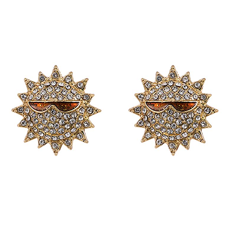 ZHINI Bohemai Vintage Gold Color Stud Earrings for Women Simple Sun Shape Zircon Earring Statement Earring Party Jewelry
ZHINI Bohemai Vintage Gold Color Stud Earrings for Women Simple Sun Shape Zircon Earring Statement Earring Party Jewelry