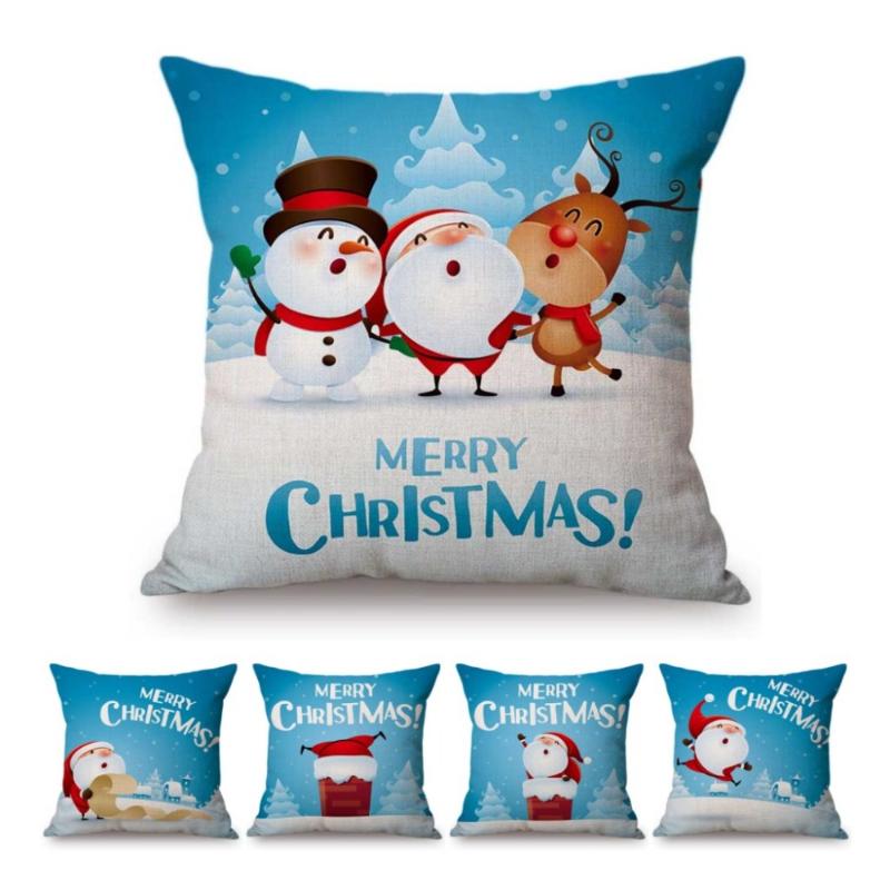 Cute Cartoon Naughty Santa Claus Decorative Pillow For Sofa Christmas Xmas Art Cotton Linen Living Room Home Decor Cushion Cover, N167-9
Cute Cartoon Naughty Santa Claus Decorative Pillow For Sofa Christmas Xmas Art Cotton Linen Living Room Home Decor Cushion Cover, N167-9