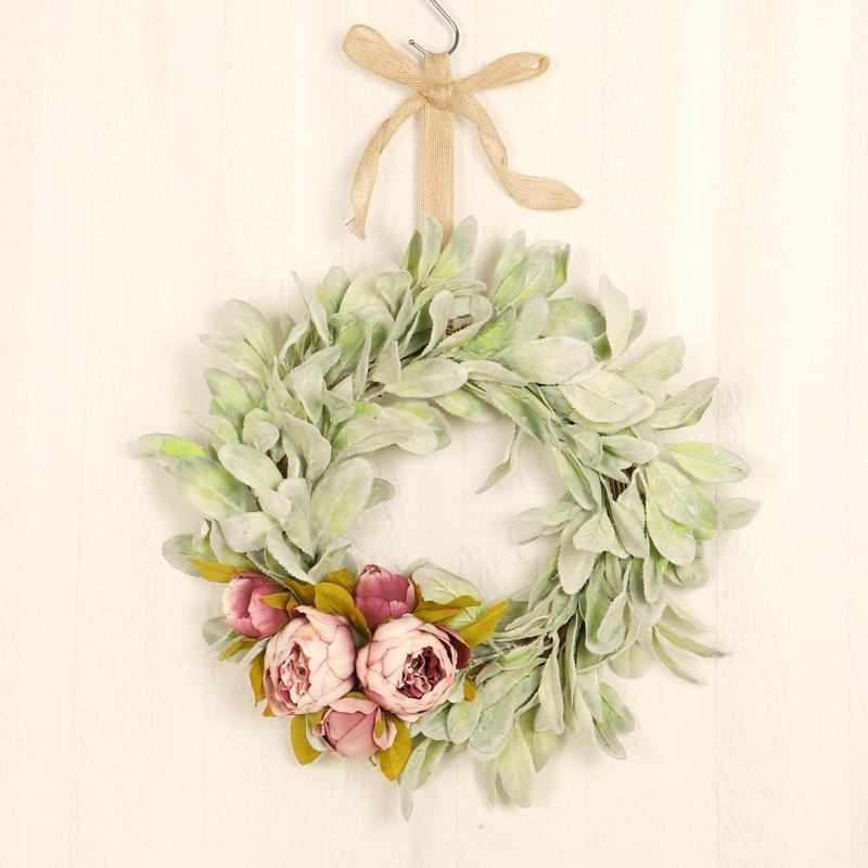 50cm Round Wreath Artificial Rattan Plant Peony Garland Wedding Party Door Wall Hanging Ornament Home Decoration Pendent Crafts
50cm Round Wreath Artificial Rattan Plant Peony Garland Wedding Party Door Wall Hanging Ornament Home Decoration Pendent Crafts