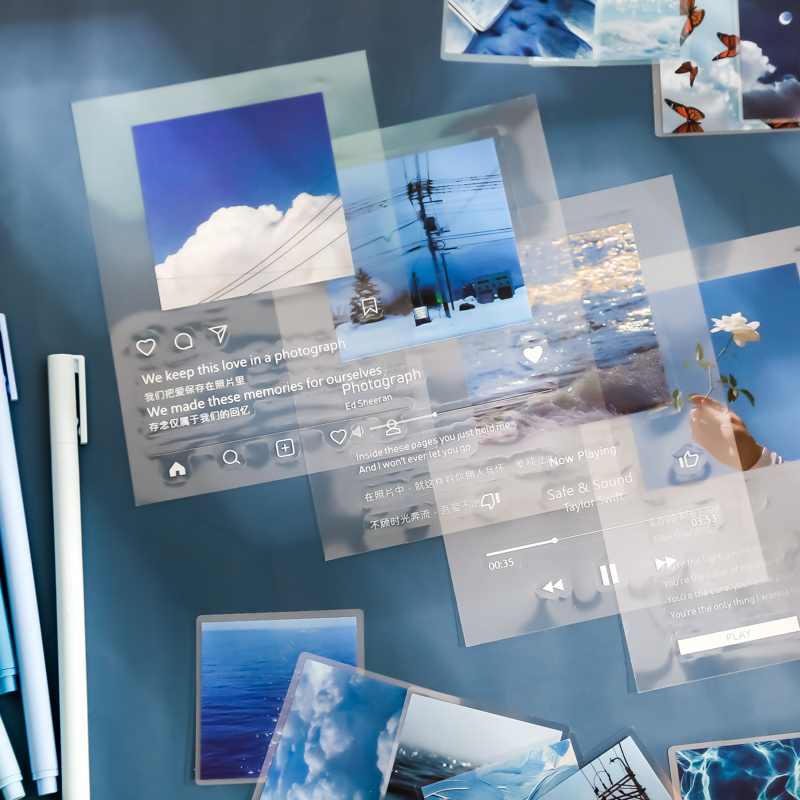 INS Photo player sky PVC DIY aesthetic stickers for notebooks Diary Decoration scrapbooking album bullet journal supplies
INS Photo player sky PVC DIY aesthetic stickers for notebooks Diary Decoration scrapbooking album bullet journal supplies