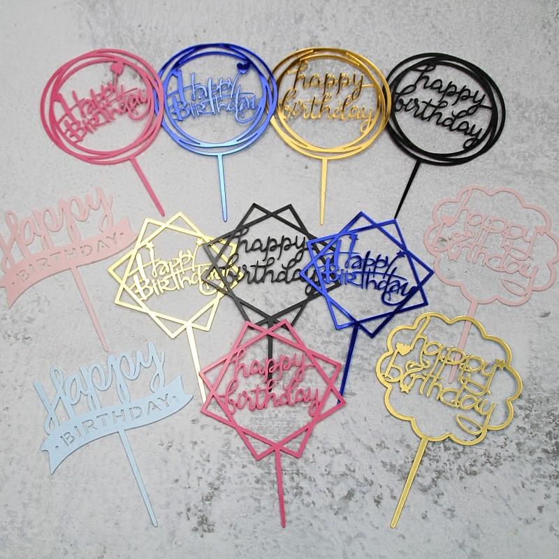 Mix Pattern Acrylic Cake Topper Gold Silver Happy Birthday Cake Top Flag Decoration Boy&Girl Birthday Party Wedding Supplies
Mix Pattern Acrylic Cake Topper Gold Silver Happy Birthday Cake Top Flag Decoration Boy&Girl Birthday Party Wedding Supplies