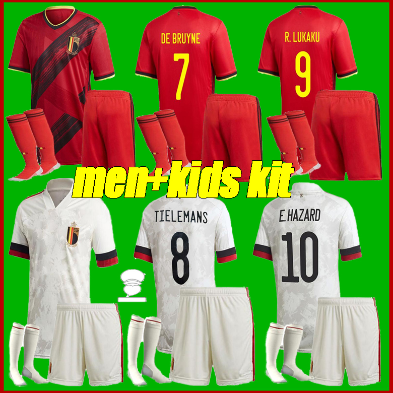men+kids kit 2020-2021 Belgium soccer jersey 2122 national team LUKAKU HAZARD DE BRUYNE H.VANAKEN TIELEMANS football shirt, Red
men+kids kit 2020-2021 Belgium soccer jersey 2122 national team LUKAKU HAZARD DE BRUYNE H.VANAKEN TIELEMANS football shirt, Red