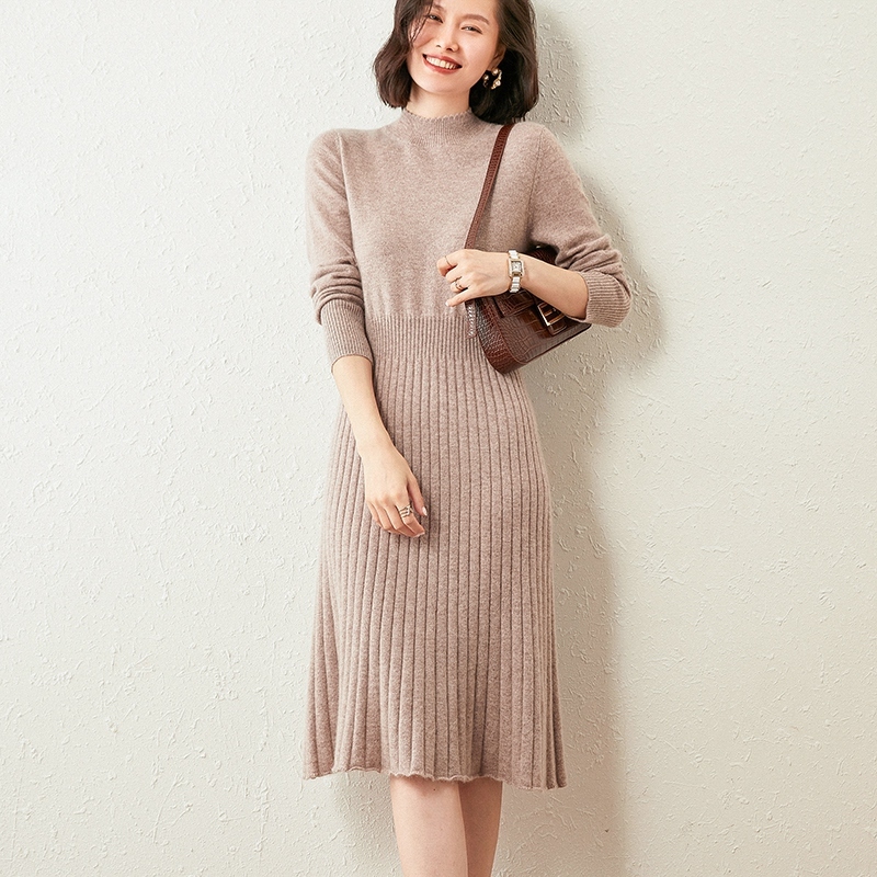 Ladies in hot sales 100% pure cashmere knitting goat dressed new senior fashion 6 color oneck female dress, Unkcamelunk
Ladies in hot sales 100% pure cashmere knitting goat dressed new senior fashion 6 color oneck female dress, Unkcamelunk