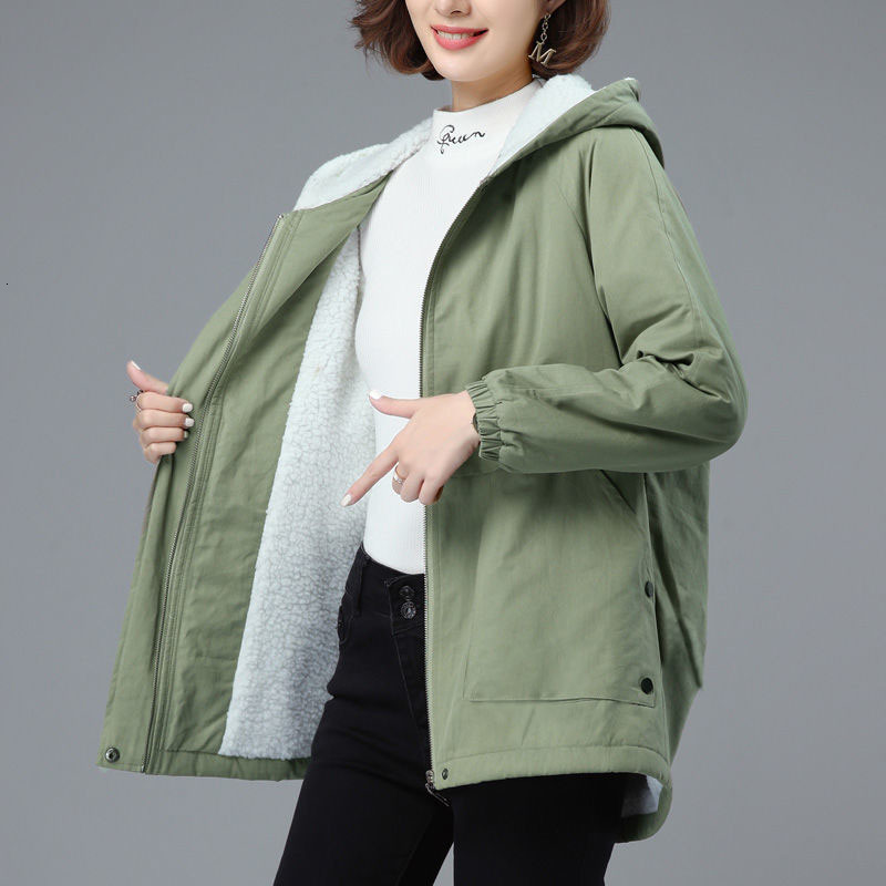 2021 New Women Parkas Female Winter Veet Thickening Coat Femme Loose Plus Size Jacket Hooded Overcoat 4xla506 2tqq, Black
2021 New Women Parkas Female Winter Veet Thickening Coat Femme Loose Plus Size Jacket Hooded Overcoat 4xla506 2tqq, Black