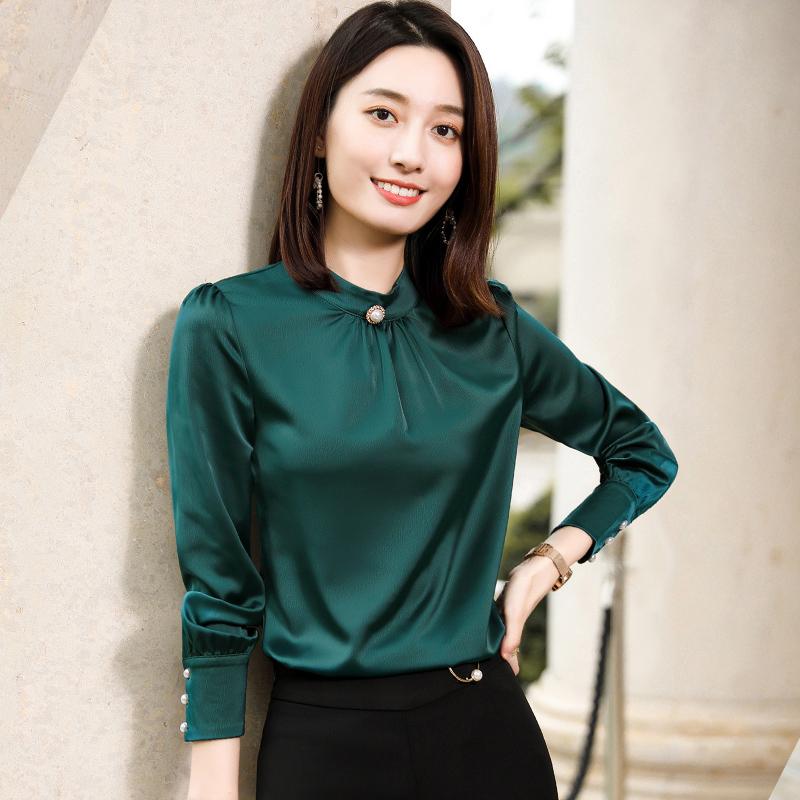 New Elegant Womens Tops and Blouses Apricot Slim Business Chiffon Shirts Female Long Sleeve Office Ladies Wear Plus Size -5XL, White blouse
New Elegant Womens Tops and Blouses Apricot Slim Business Chiffon Shirts Female Long Sleeve Office Ladies Wear Plus Size -5XL, White blouse