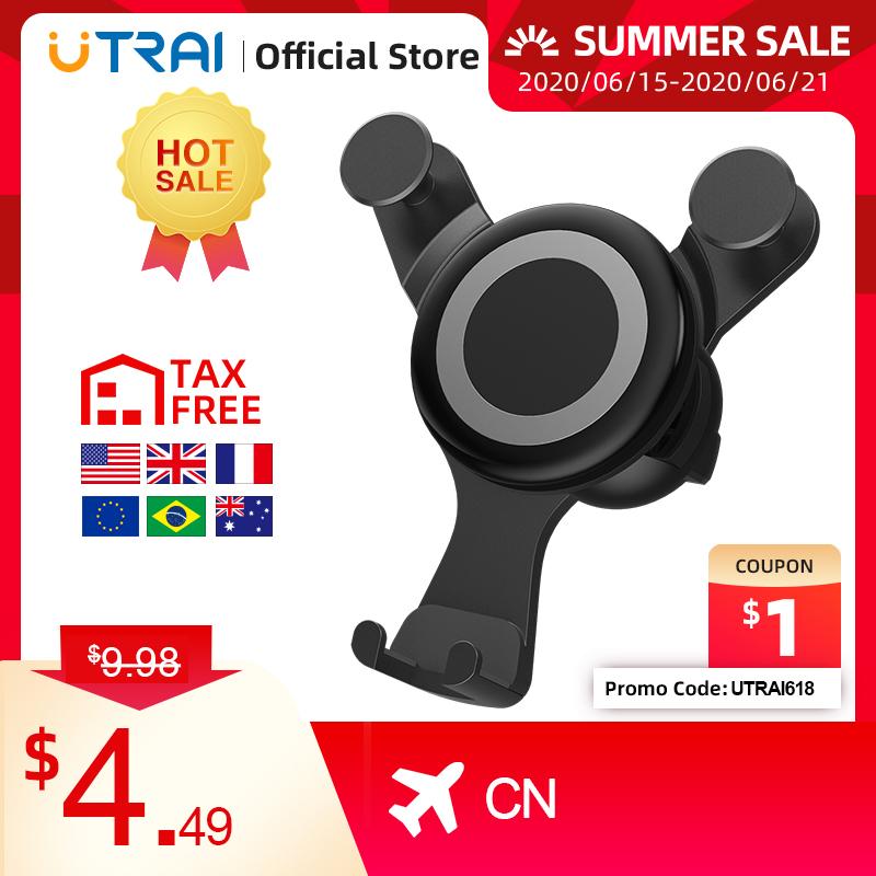 UTRAI Car Phone Holder For Mobile Smartphone Support In Car Cell Phone Stand For 11 Auto Vent Mount Holder Stand, Black
UTRAI Car Phone Holder For Mobile Smartphone Support In Car Cell Phone Stand For 11 Auto Vent Mount Holder Stand, Black