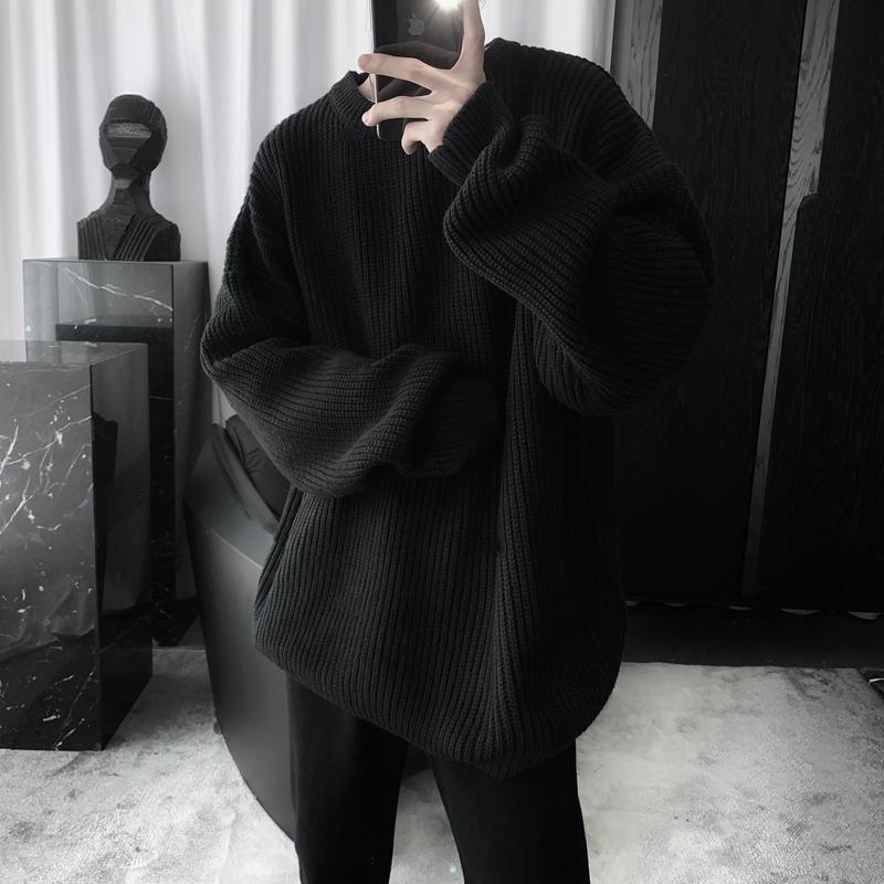 Korean Style Man Sweaters Casual Loose Fashion Crewneck Oversized Long Sleeve Man Sweaters Pull Hiver Men' Clothing DB60MY, Black
Korean Style Man Sweaters Casual Loose Fashion Crewneck Oversized Long Sleeve Man Sweaters Pull Hiver Men' Clothing DB60MY, Black