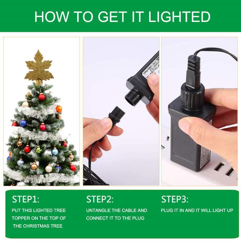 1PC Christmas Tree Topper LED Snowflake Rotating Projector Lights Christmas Tree Decoration
1PC Christmas Tree Topper LED Snowflake Rotating Projector Lights Christmas Tree Decoration