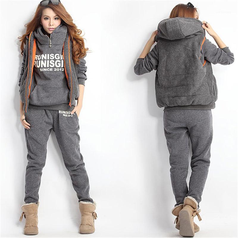 Women's Sport Sets Casual Letter Print Tracksuits Autumn Winter 3 Piece Set Hoodies + Vest + Pants Warm Sport Suit Plus Size 6XL1, Pink
Women's Sport Sets Casual Letter Print Tracksuits Autumn Winter 3 Piece Set Hoodies + Vest + Pants Warm Sport Suit Plus Size 6XL1, Pink