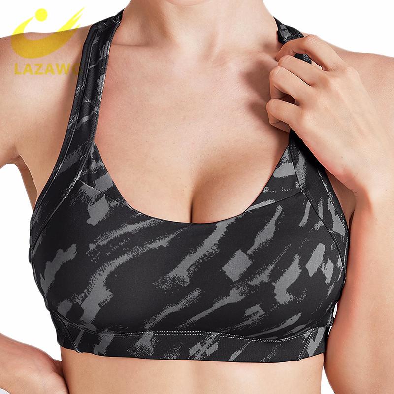 LAZAWG Seamless Sports Bras Women Fitness Top Vest Yoga Bra Breathable High Impact Running Gym Crop Push Up Sportwear Underwear, Black
LAZAWG Seamless Sports Bras Women Fitness Top Vest Yoga Bra Breathable High Impact Running Gym Crop Push Up Sportwear Underwear, Black