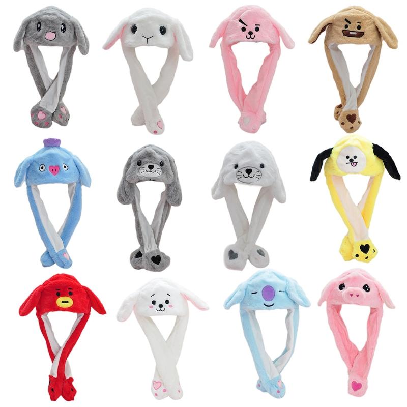 Plush Moving Animal Ears Hat Funny Hand Pinching Airbag Cute Cartoon Earflap Cap Stuffed Toys with Paws for Women Girls
Plush Moving Animal Ears Hat Funny Hand Pinching Airbag Cute Cartoon Earflap Cap Stuffed Toys with Paws for Women Girls