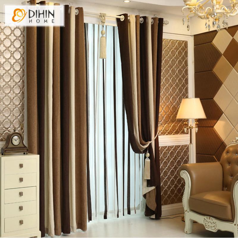 DIHIN 1 PC Coffee Color Modern Style High Quality Striped Curtains Window Ready Made Sheer Blinds Curtains For Living Room, Curtain
DIHIN 1 PC Coffee Color Modern Style High Quality Striped Curtains Window Ready Made Sheer Blinds Curtains For Living Room, Curtain